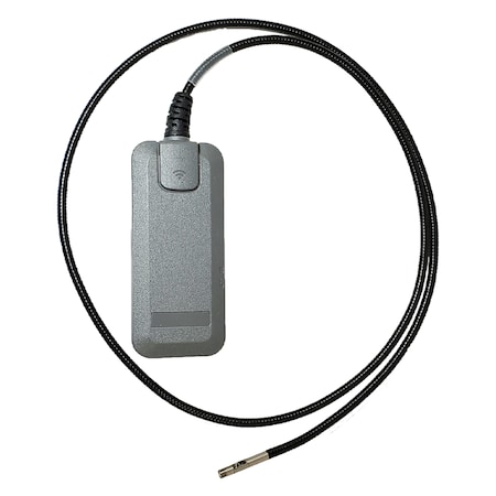 Vividia WiFi Dual Camera Borescope, ⌀ 4.9mm, 3.6ft Long, Semi-Rigid IP67 Probe W1149